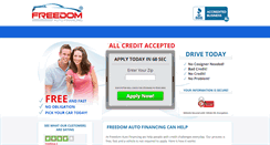 Desktop Screenshot of 60sec-car-loans.com